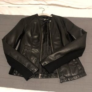 Express faux leather jacket